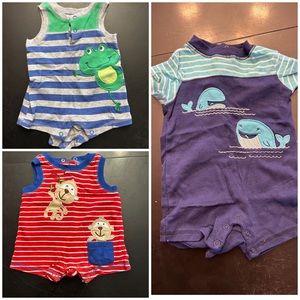 Buster Brown Summer Onesies